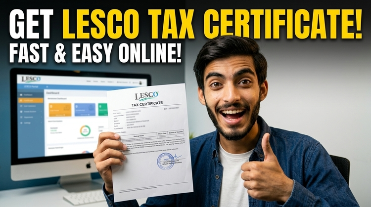 LESCO Tax Certificate Download by Reference Number